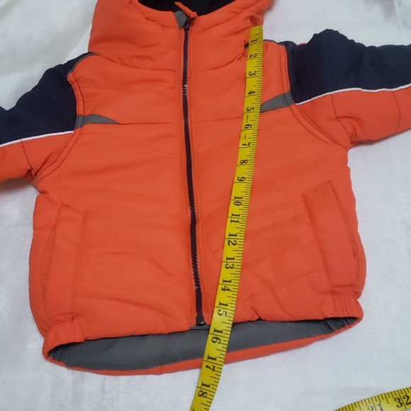 The Polar Club Orange Boy's  Hoodie Coat Size 2T - Picture 6 of 7